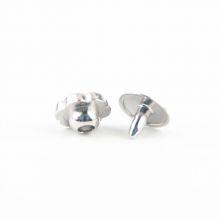 Custom Logo Studs Rivets Metal Clothes Button Metal Button Rivet for Leather Bag thumbnail-5