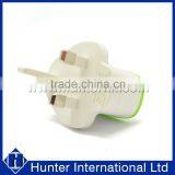 Bespoke Double USB White / Green Wall Power Adaptor thumbnail-3