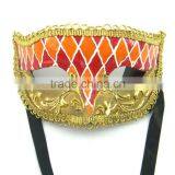 Custume Carnival Accessories HT-HF026 Plastic Half Face Party Eye Mask and Eye Mask Satin thumbnail-2