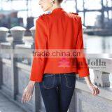2016 High Quality Fashion Ladies Red Suits Coat Designs Business Suits for Women thumbnail-3