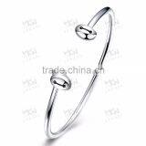 Wholesale 925 Solid Silver Bangle, Nice Popular 925 Solid Silver Bangle thumbnail-5