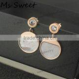 fashion crystal jewelry zircon earrings made in china                        
                                                Quality Choice