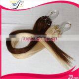 Cheap Price White Color Remy Brazilian Micro Links Hair Extensions thumbnail-2
