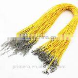 45cm+5cm 18'' Black Rubber Chain Quality Cord String Strap Choker Necklace DIY Fashion Jewelry thumbnail-4