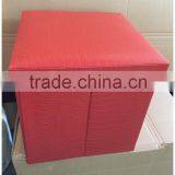 MDF and PU Material Folding Chair Folding Storage Box Home Supplies Home Furniture