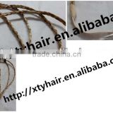 hot sale beautiful braids headband 100% Japanese synthetic braidband virgin hair braids hair piece attachment