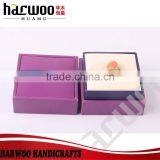 Classical Leatherette Paper Ring Box Custom Leather Jewelry Box Wholesale thumbnail-2