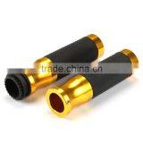 Soto Racing - 22mm Universal Motorcycle CNC Handle Bar / Handlebar Grips Leather and Aluminum Material thumbnail-1