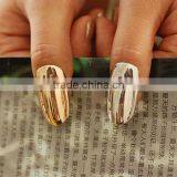 Fashionable Wholesale Metallic Alloy New Manicure Fingers Nail Ring thumbnail-4