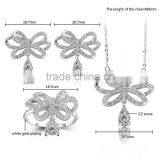 Custom Jewelry Wholesale Bow Dulhan Necklace And Earring Sets thumbnail-6