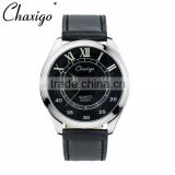 CHAXIGO 20539-1 classic with cheap price factory wholesale waterproof watch , Pu leather ,Japan movt