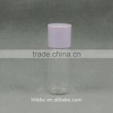 18ml Clear Plastic Cylinder Container With Plastic Screw Cap