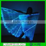 Fashion hot sale beautiful color changing led dance wings