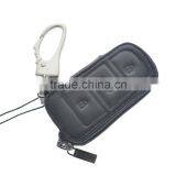 Car Genuine Leather Key Cover Case 3 Button Smart For Volkswagen VW Jetta MK6 Tiguan Passat Golf POLO CC 012 thumbnail-4
