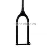 650b Full Carbon Fiber 150mm Spacing MTB Fork 26er Fat Bike Fork, Rigid 26er Carbon Fat Bike Fork