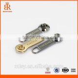 Luggage Bag Metal Zipper Puller Leather Zipper Puller Zinc Metal Slider