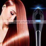 PTC Heating Electric Fast Hair Brush Straightener and Curler