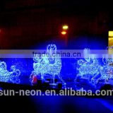Christmas Decoration Reindeer With Sleigh Light/3d Motif Led Christmas Deer Light                        
                                                Quality Choice