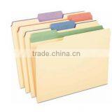 Plastic File Folders With Assorted Color Tabs thumbnail-1