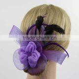 Wedding Party Fascinator Hair Clip Claw Hairpin Corsage Brooch Headwear Fascinators