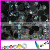 Factory Price A+ Quality DMC Flat Back Hotfix Faux Diamant Iron on Strass Cristal Beads thumbnail-4