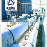 Wear resistant corrugated stainless steel round pipe