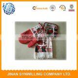 Kitchen Hotel Washcloths Santa Claus Snowman Ornament Party Gifts Christmas Towels Cotton Kitchen Towel Set thumbnail-1