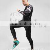 Men's Long Sleeve Compression Wear,smart Compression Fabric, Sexy Compression Wear thumbnail-2