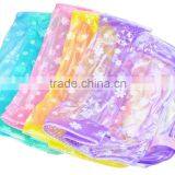 Waterproof Cosmetic Clear Bag Floral Print Transparent Toiletry Bathing Pouch thumbnail-4