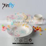 High Quality Wholesale Tableware Ceramic Dinner Sets for Household thumbnail-4
