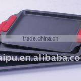 Carbon Steel Bakeware With Silicone Handle thumbnail-1