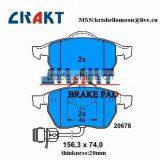 HIGH QUANTY BRAKE PAD FOR AUDI A6 thumbnail-1