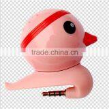 Little Duck Shape Design Mini Speaker Audio Dock for Iphone Ipod and All 3.5mm Audio Output Devices thumbnail-2