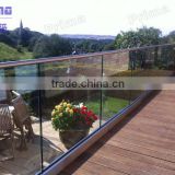 Modern aluminium fence for garden stainless and glass railing(PR-B107)