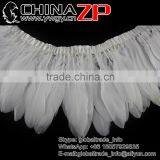 Leading Supplier ZPDECOR Good Quality Loose Cheap Bleached Goose Satinettes Feathers Trim thumbnail-1