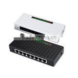 100M 8 port reverse power supply POE switch for FTTH ONU