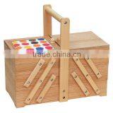 Wholesale FSC&SA8000&BSCI Folding Wooden Sewing Storage Gift Box for Birthday thumbnail-1