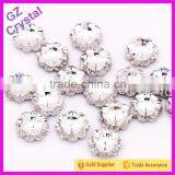 Sew on Flower Shape Crystal Glass Bead for Wedding Dresses thumbnail-1