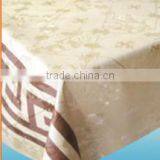 YW3660 Embossed PVC Tablecloth With Non-woven/fannel Backing