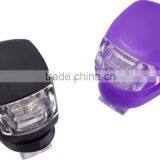 High Brightness Cycle Warning Bike Light Mini Silicone Led Bicycle Light thumbnail-1