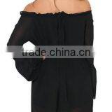 Women's Casual Butterfly Sleeve Floral Print Chiffon Dress thumbnail-2