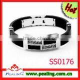 Wholesale Cheap Hand Bracelet Silicone Wristband Rubber Bracelet thumbnail-1