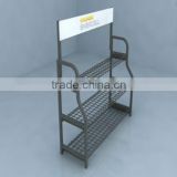 curvig side tubes different trays car battery stand