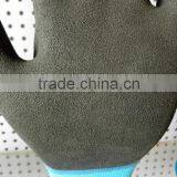 13 Gauge Nylon Polyester Softtextile Nitrile Coated on Palm Fingers Construction Working Gloves thumbnail-5