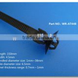 black nylon cable ties /cable ties