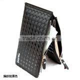 Man Popular Designs Hot in Your Side Woven Wallet With Zipper and Mutiple Pockets