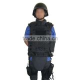 black assisted floating bulletproof vest