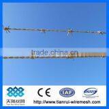 Double Twist PVC Coated Barbed Wire thumbnail-1