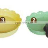 Hot Sale Plastic Flower Pot Dish With Flower Shape thumbnail-1