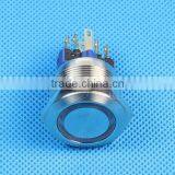 Daier 22mm SPDT 1NO 1NC Illuminated Waterproof Push Button Switch With Light thumbnail-3